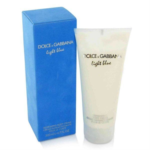 D&G Light Blue Body Cream 200ml-900×900